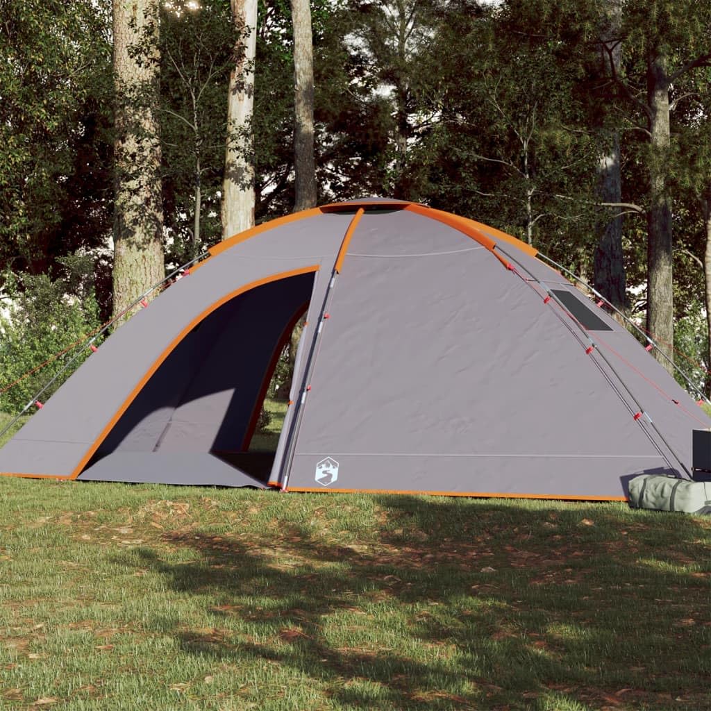 ShGaxin Namiot dla 8 Osób Wodoodporny Pomarańczowy, Camping Namiot - 94718