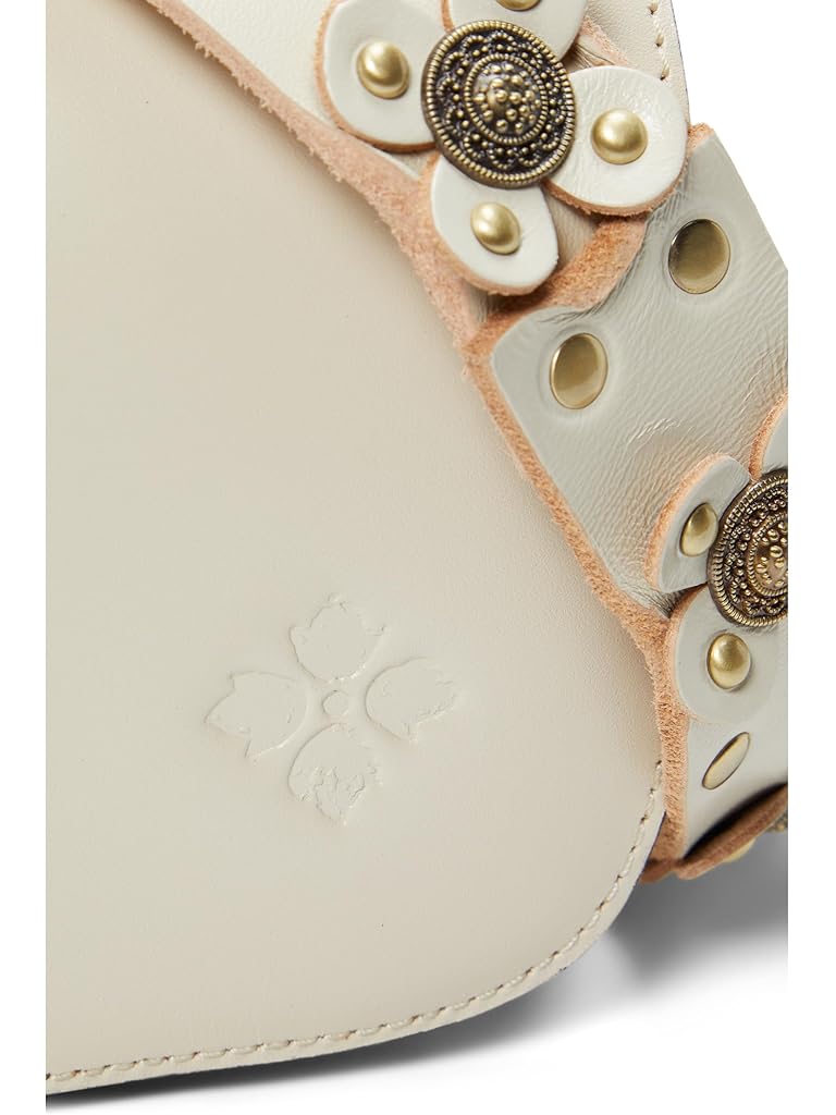 Beige Patricia Nash Armerina Square Flap Bag