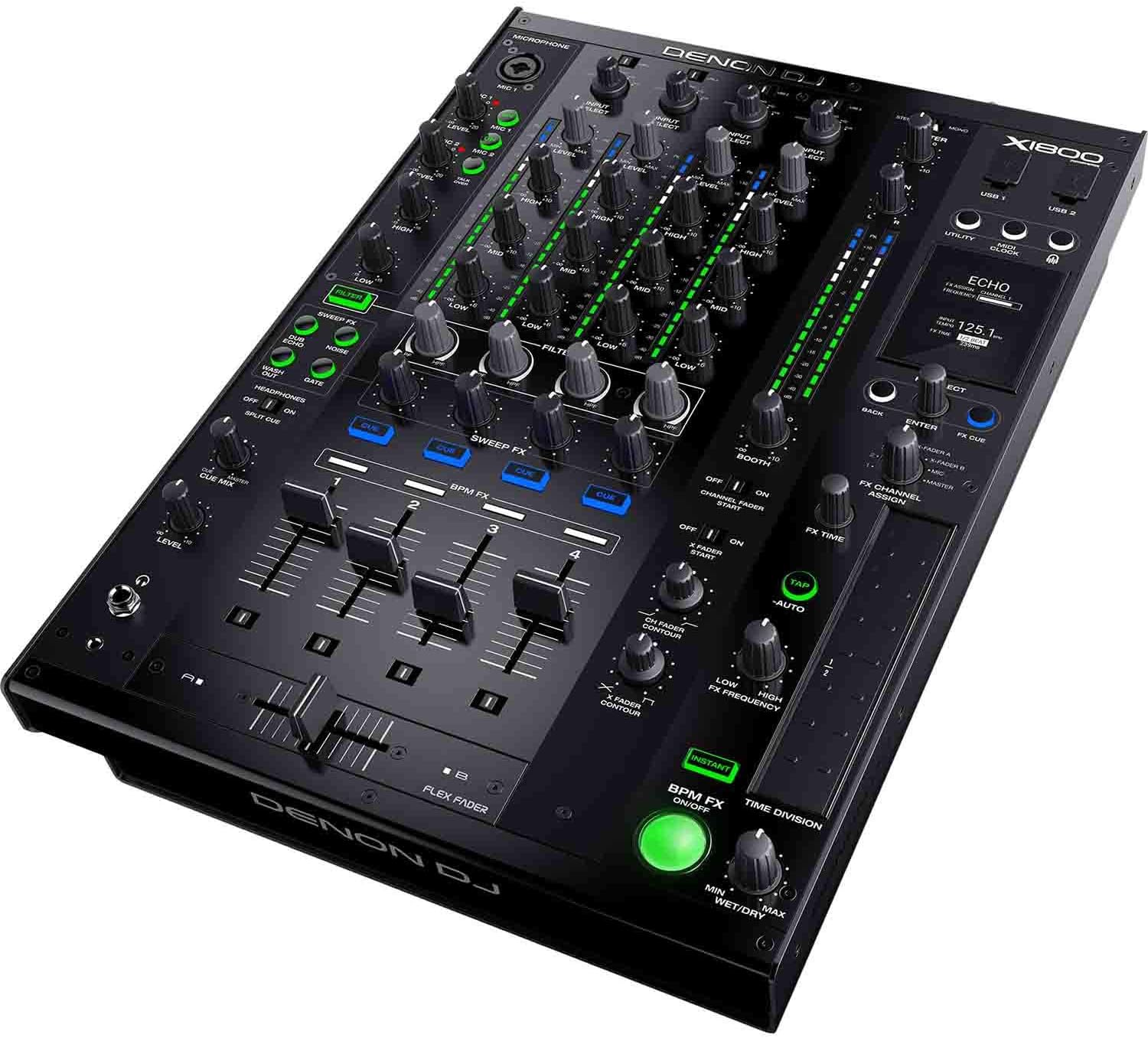 Denon DJ X1800 Prime | Professional 4-Channel Club Mixer