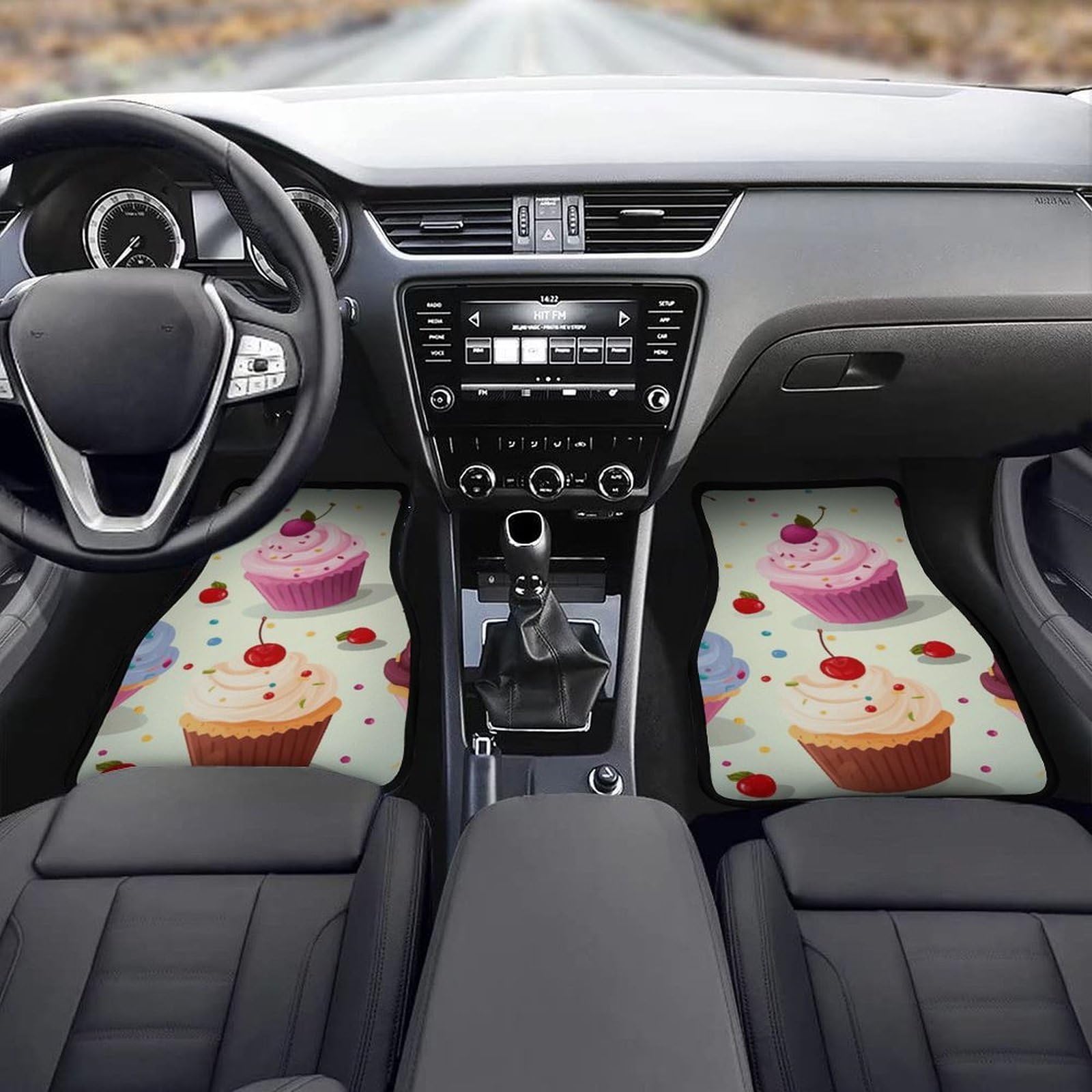 4 tappetini per auto, resistenti, antiscivolo, facili da pulire, adatti per la maggior parte delle auto, per tutte le stagioni, universali, adatti per SUV, berline e camion