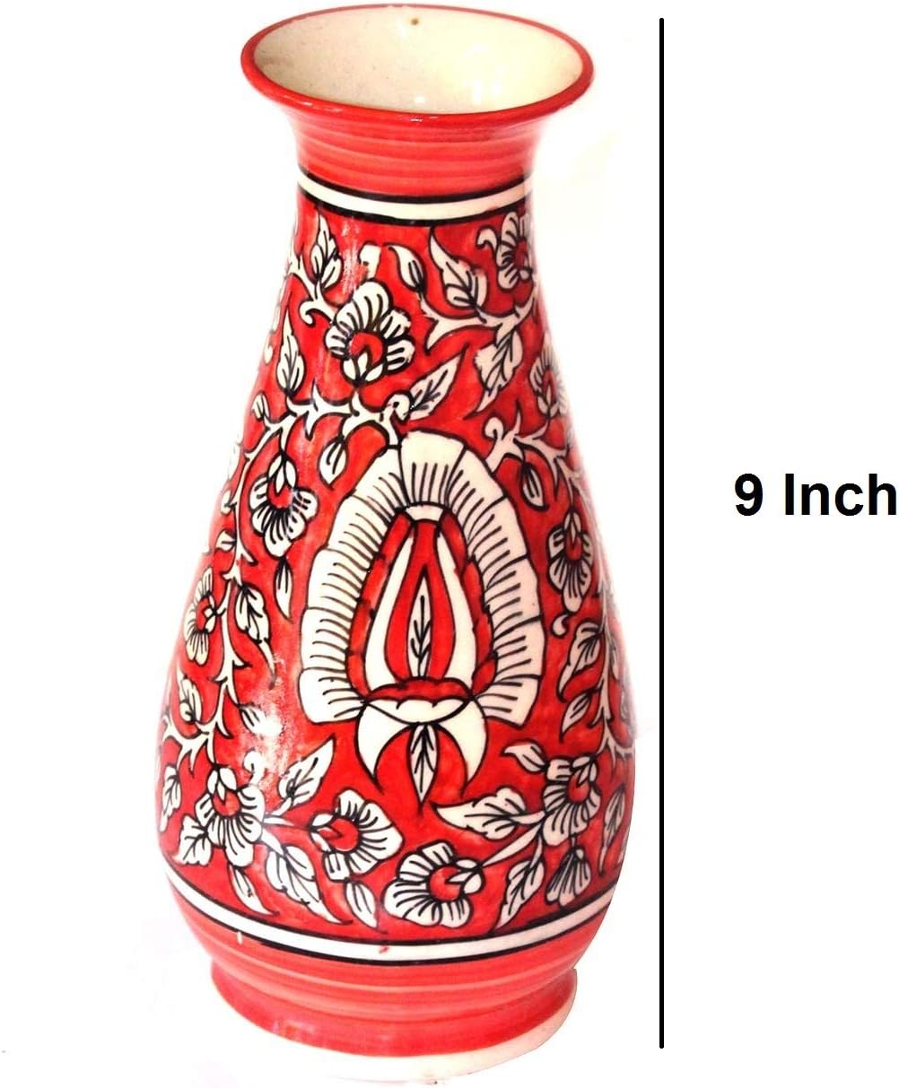 Handicraft Ceramic Flower Pots Ceramic Planter Plant Pots Indoor Outdoor Planter, Best Gifting, Made by Awarded Indian Artisans