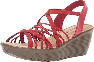sketchers red sandals