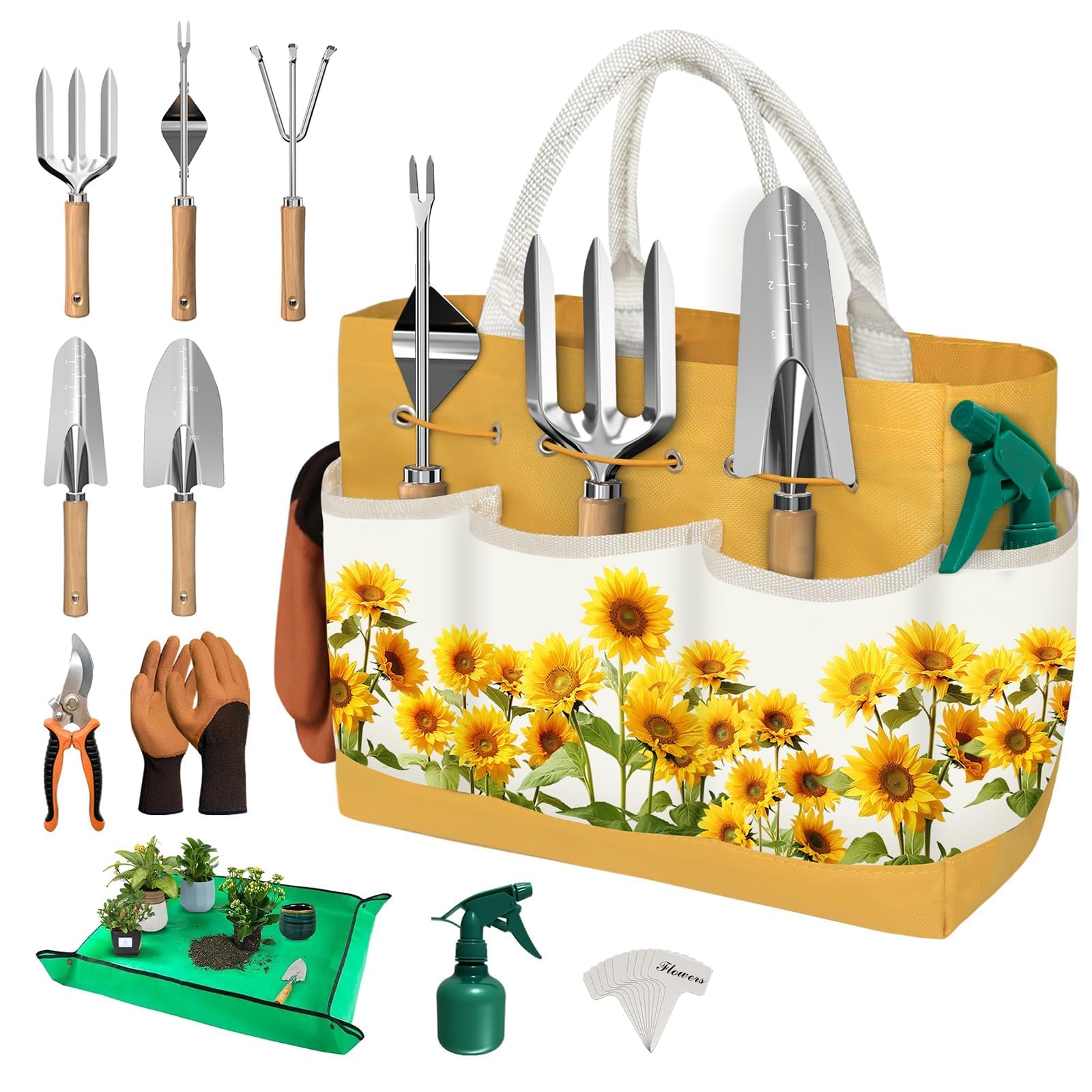 OUREST 22-Piece Gardening Tools Set