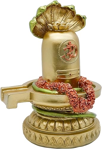 Miniatura 8 de Dios hindú Shiva Lingam Estatua - India Templo Mandir Murti Señor Ídolo Templo indio Pooja Artículo Puja Escultura Religiosa Diwali Regalos