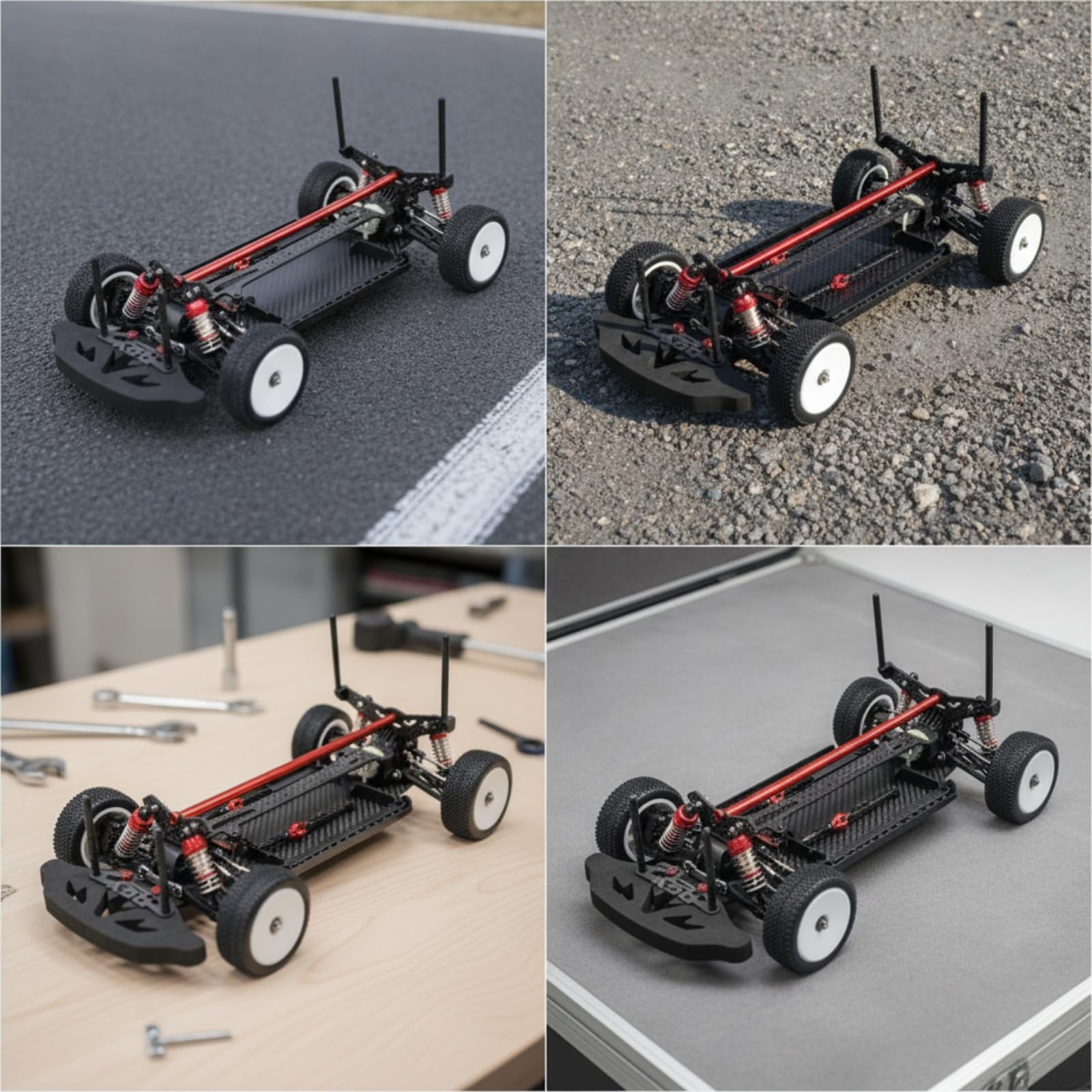 Chasis Coche RC Ligero