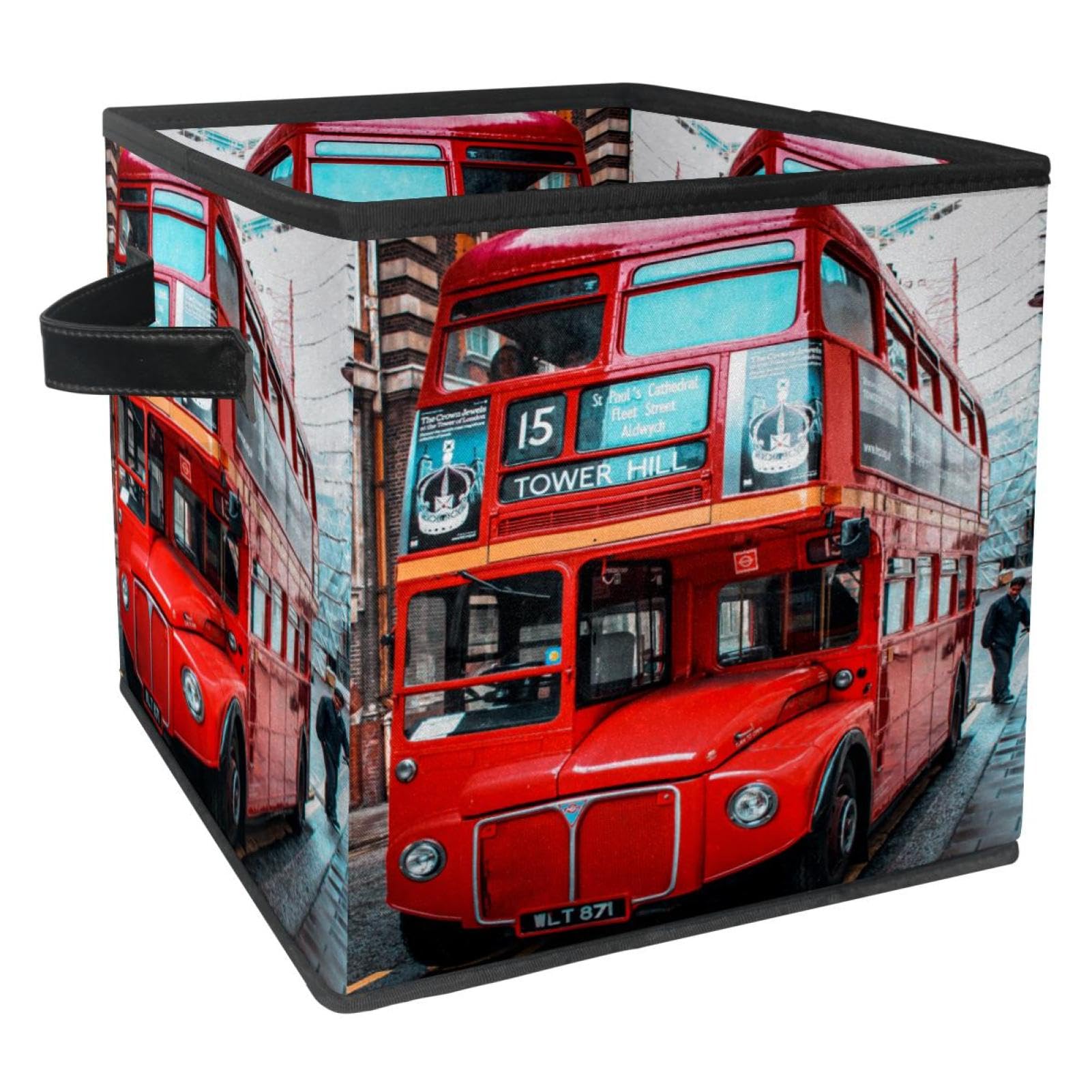 Boîte de rangement pliable anti-pagaïe pour jouets et livres de chambre