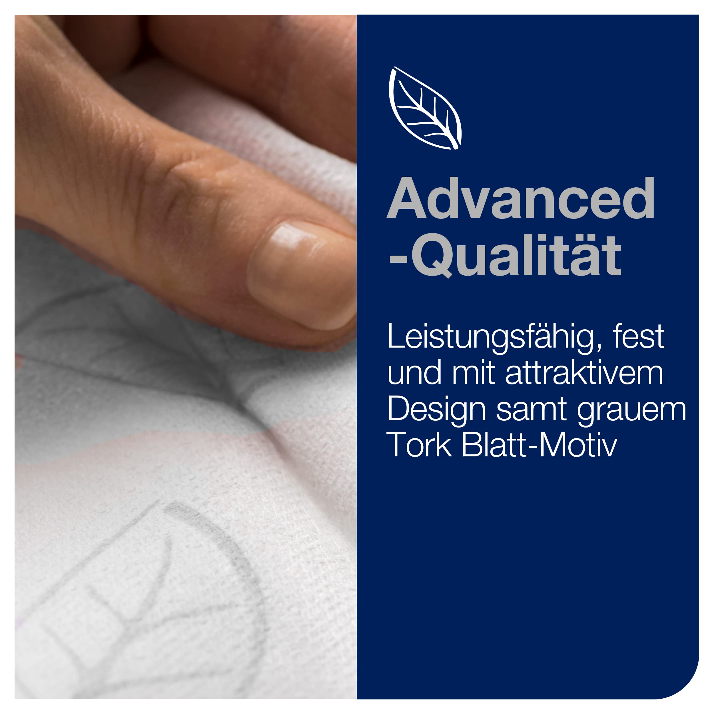 Tork PeakServe Endlos-Papierhandtücher Weiß H5, Advanced-Qualität, komprimiert, 12 × 270 Blatt, 100589, Mittel