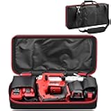 Tanmqin Case Compatible with 2646-20/2646-21ct Grease Gun, Bare Tool Portable Carrying Storage Organizer with Accessories Pocket Inside (Bag Only)