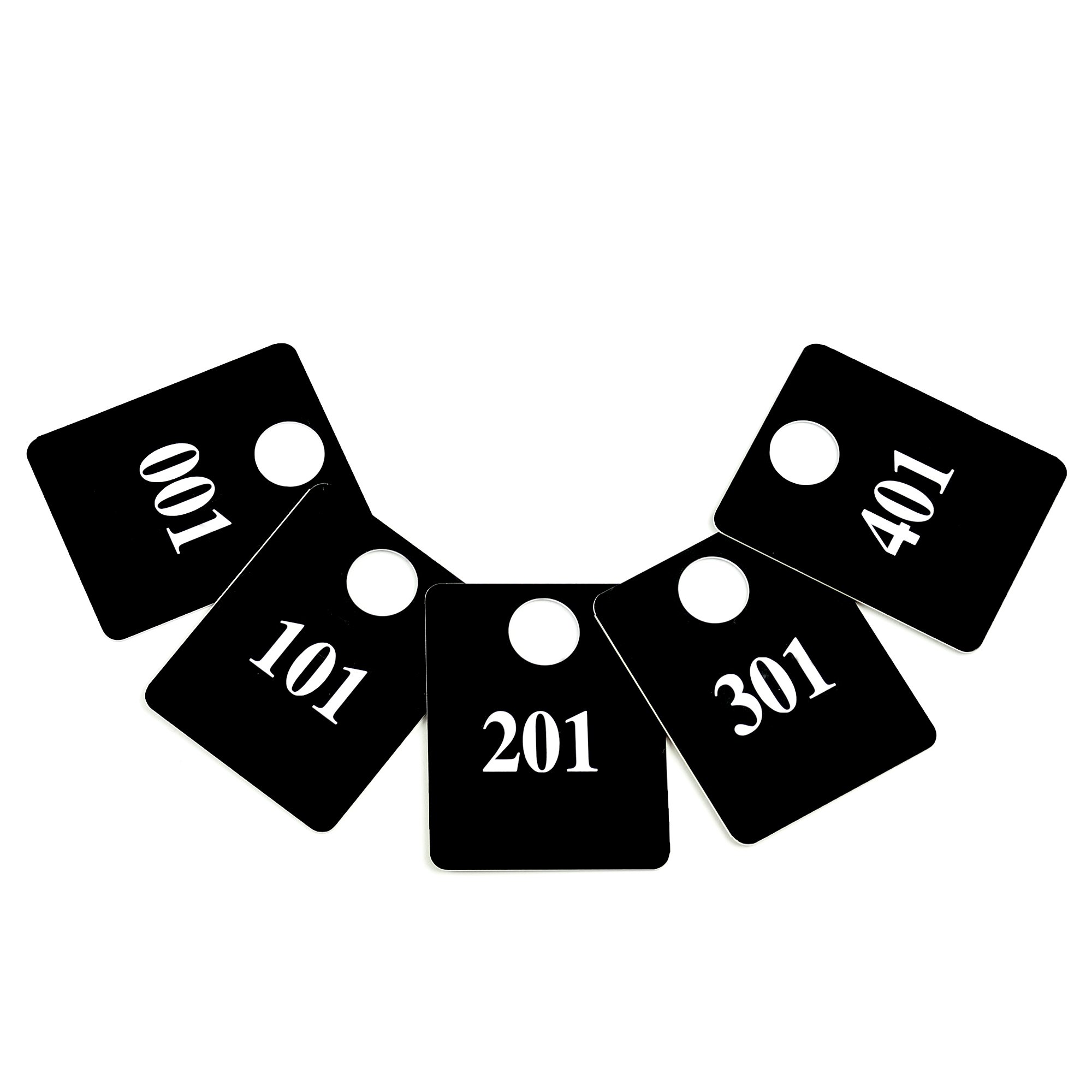 Buy 2 Sets Plastic Numbered Tags, Coat Room Checks, Reusable Coatroom