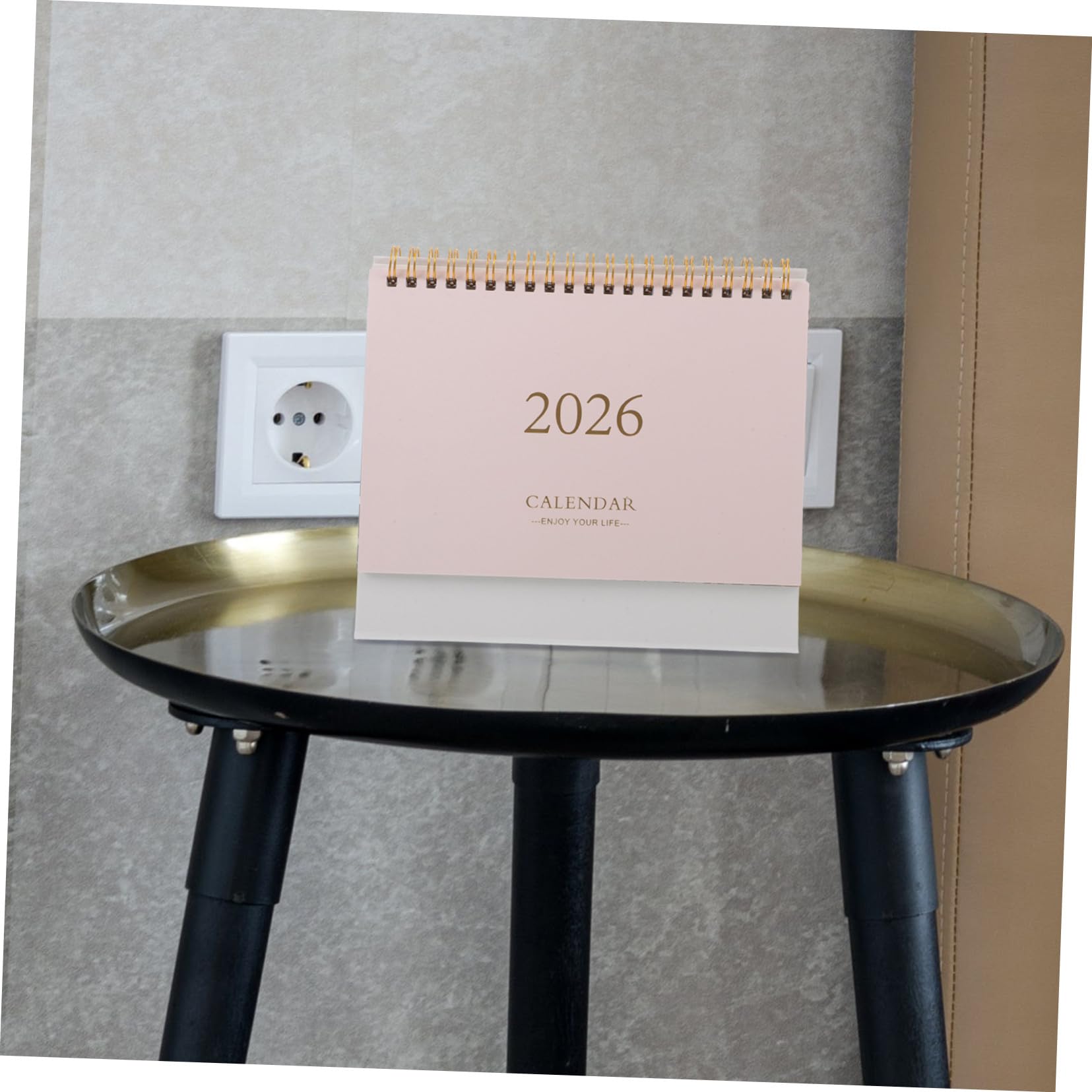 GALPADA Calendario da Scrivania Piccolo con Supporto Planner Mensile Carta Spessa Stile Minimalista per Casa o Ufficio