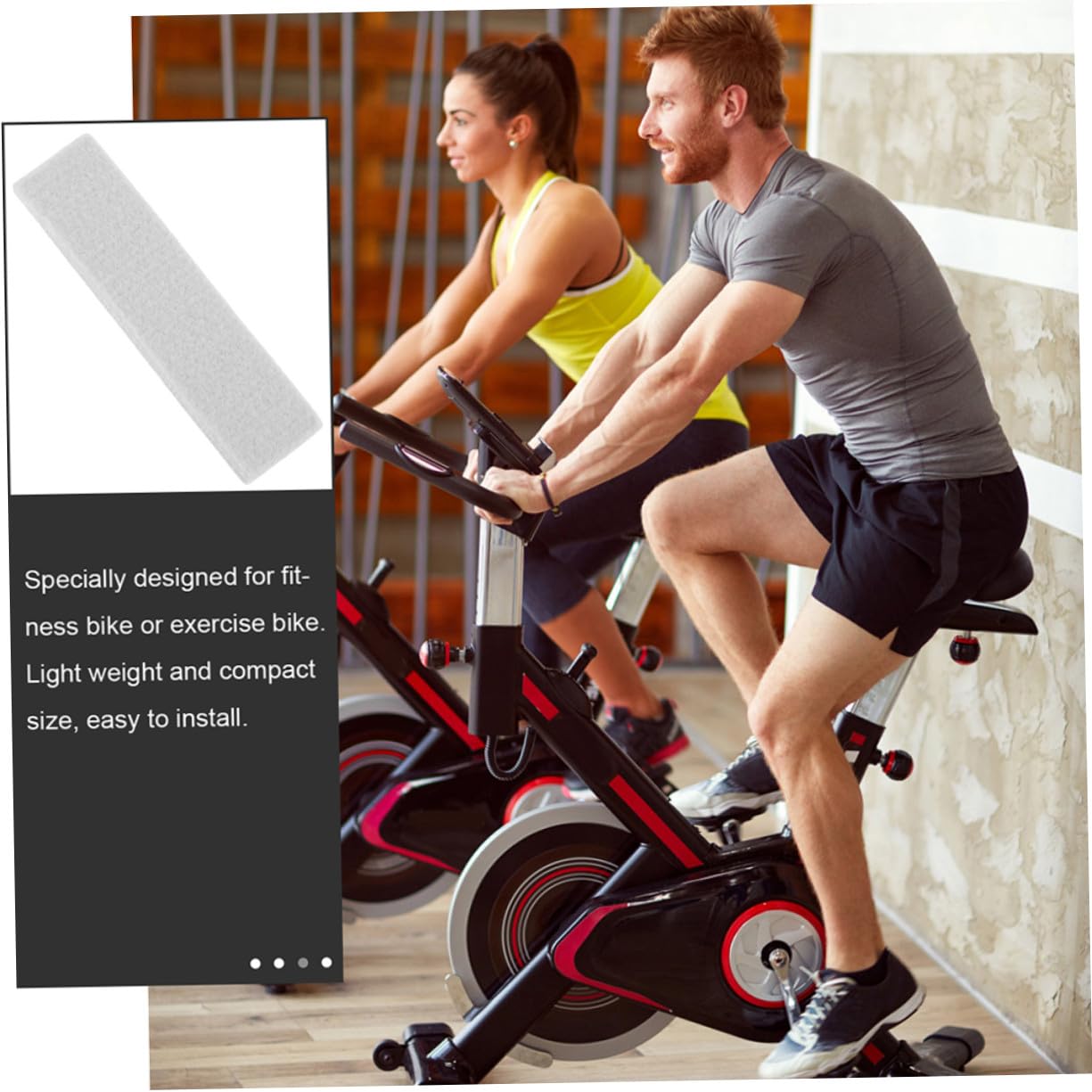 Abaodam 6 Pezzi Pastiglie Freno in per Bicicletta da Casa Accessori Fitness Resistenti e Antiscivolo Ammortizzatori Silenziosi per Freni Indoor Cycling Facili da Installare e Durevoli
