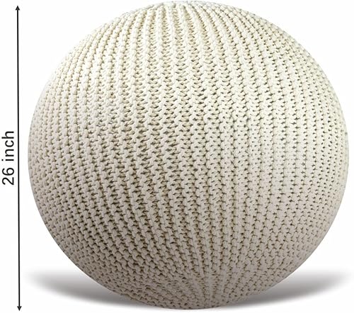 Miniatura 5 de Funda para pelota de yoga, cubierta de cuerda de algodón para ejercicio, parto, estabilidad, fitness, equilibrio, pelota de pilates (25.6 in26