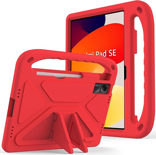 Miniatura 8 de Funda protectora para Xiaomi Redmi Pad SE de 11 pulgadas lanzada 2023 para niños, ligera, de EVA, a prueba de golpes, funda protectora resistente a