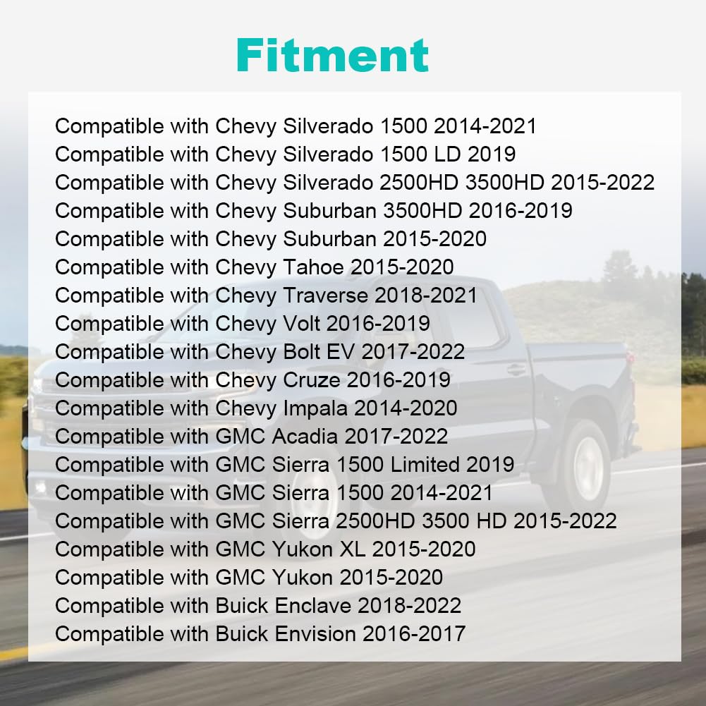 Front Right Passenger Side Door Lock Actuator Latch Assembly Compatible with Chevy Suburban Tahoe Silverado 1500 GMC Yukon XL Sierra 1500 Buick Enclave 2014-2022 Replacement for 13516685