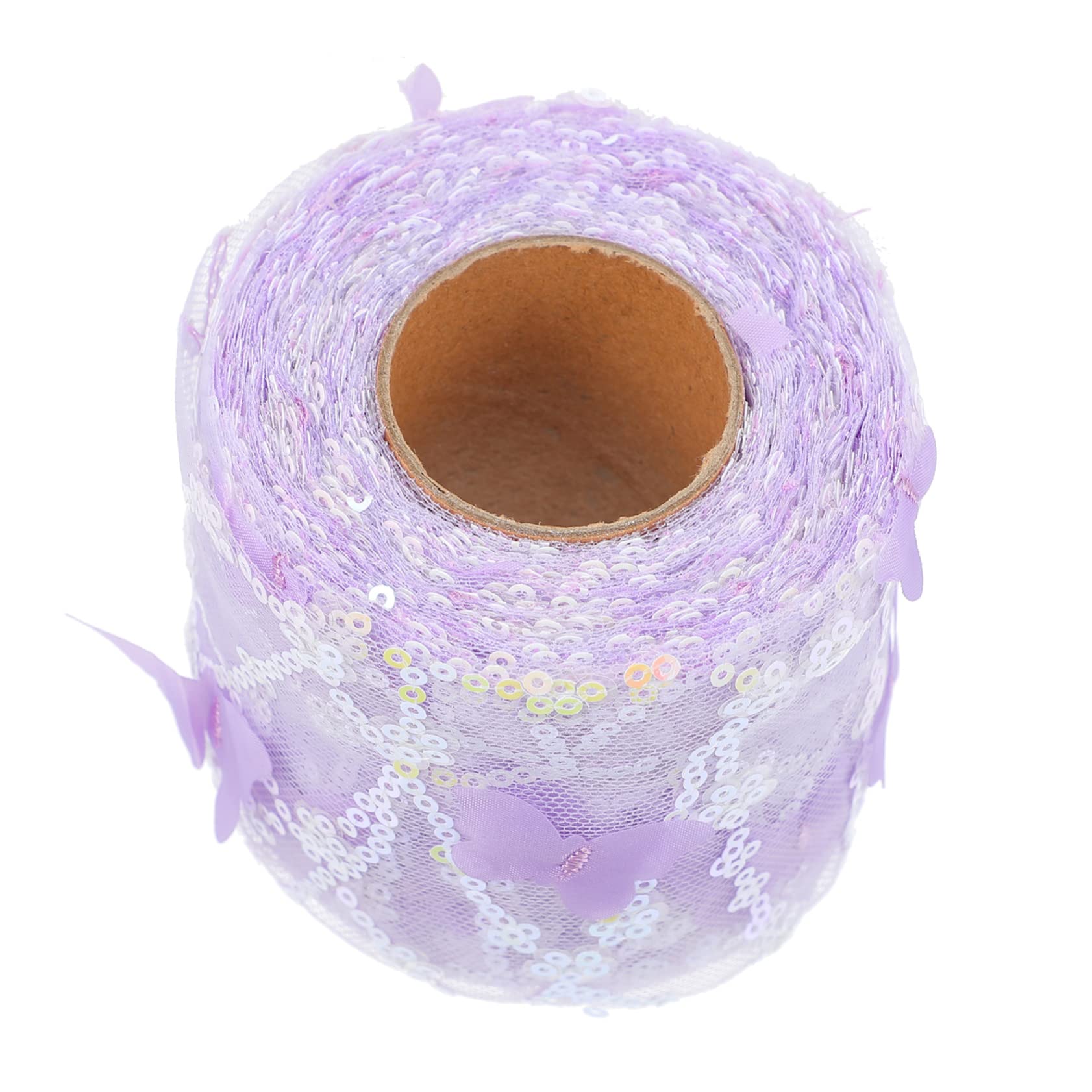 Ruban émoussé tulle à sequins pour customiser vos accessoires de cheveux
