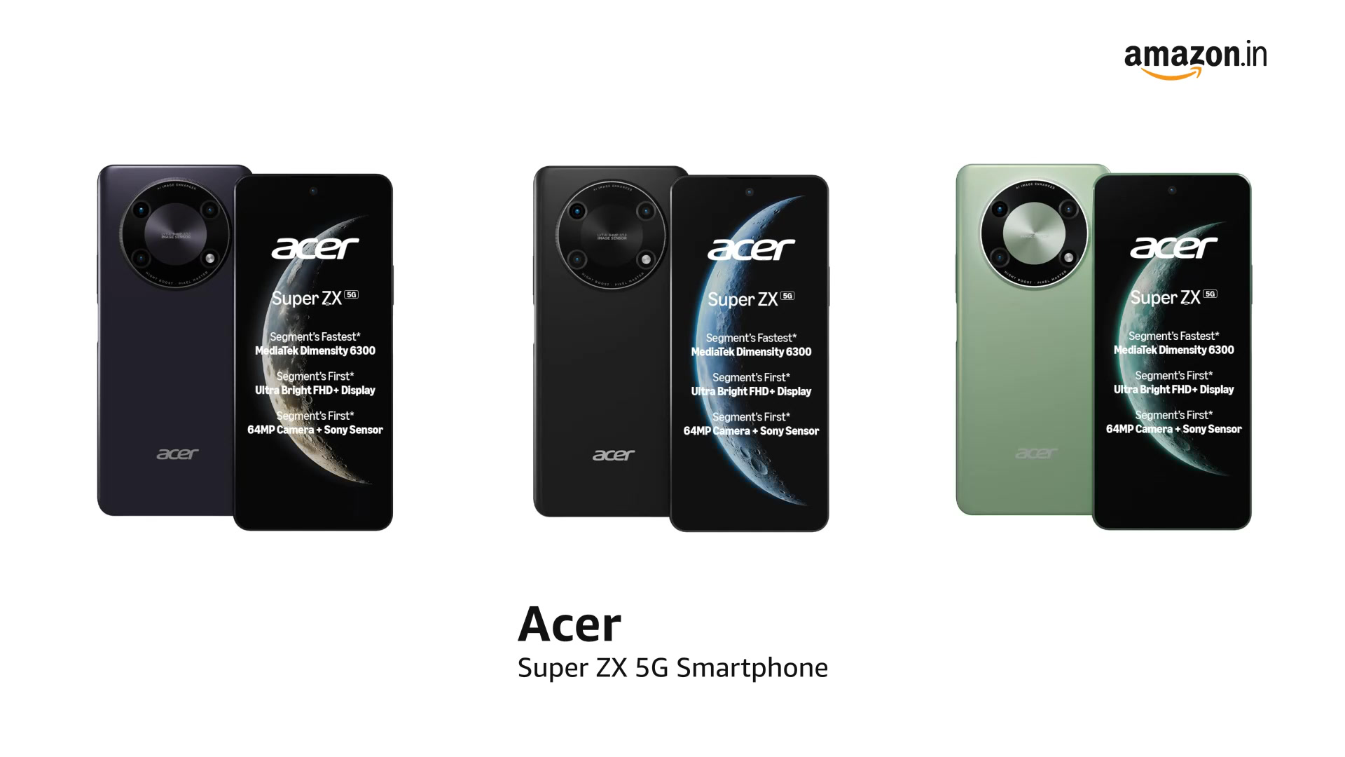 「nk」shadow6US9 Acer Super ZX 5G (Lunar Blue, 6GB RAM, 128GB Storage) | 120