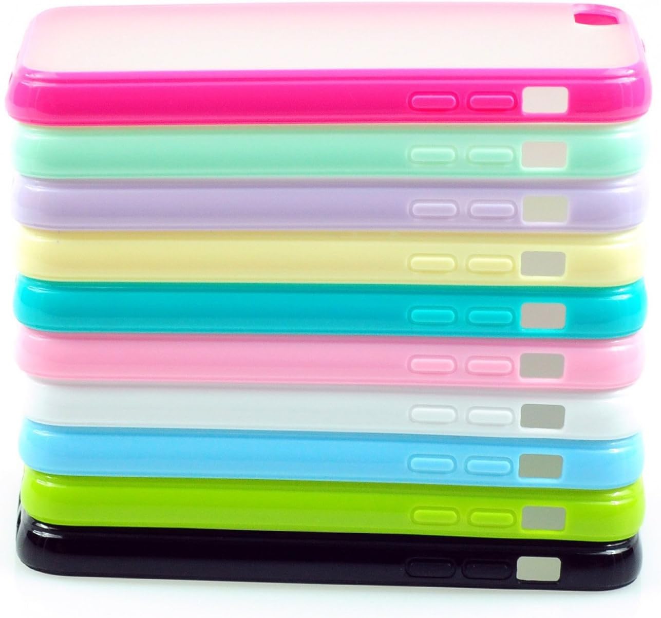 Teviwin (A106) 10pcs New Matt Frosted iPhone 5 Case Clear
