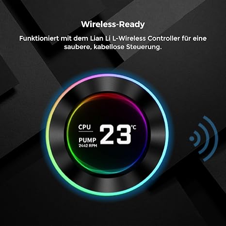 Lian Li Hydro-Shift II LCD-C 360TL Beyaz Sivi Sogutucu