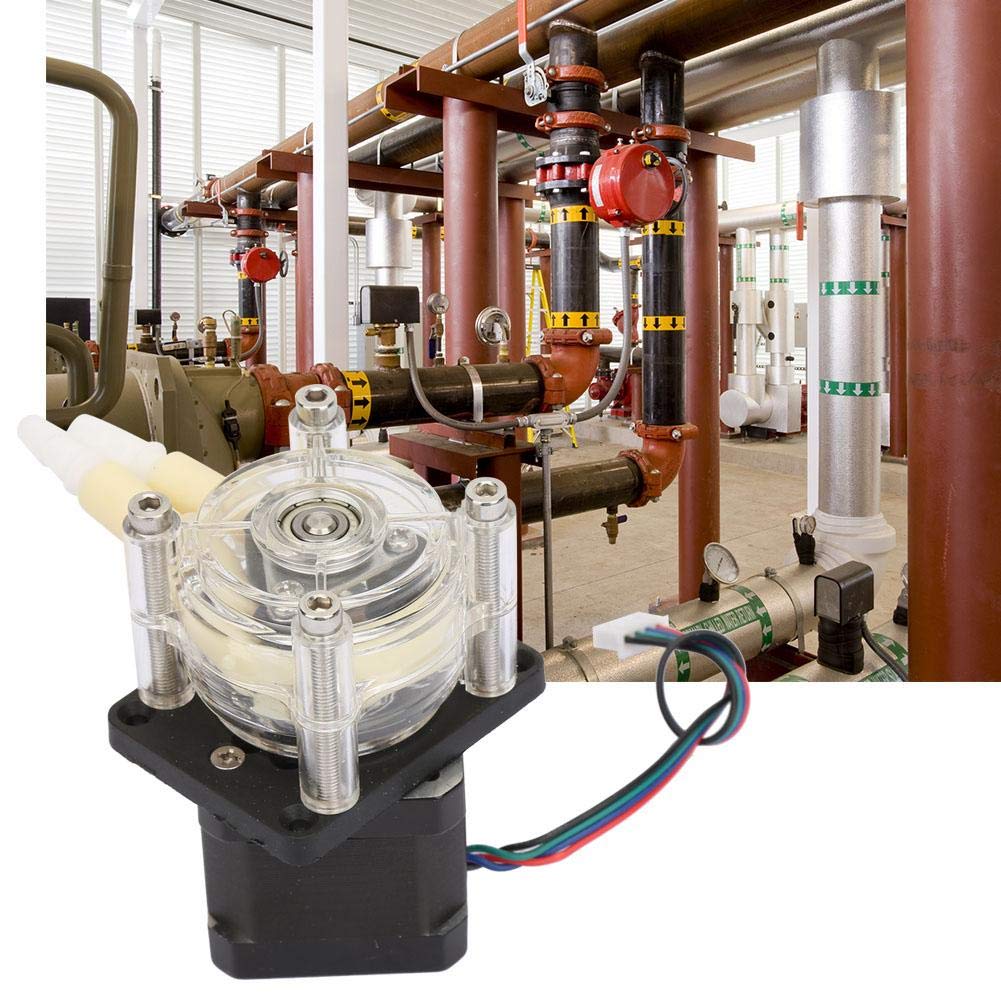 Bomba peristáltica de Alto Flujo Bomba autocebante peristáltica de vacío Resistente a la corrosión de 6~30V con Motor Paso a Paso