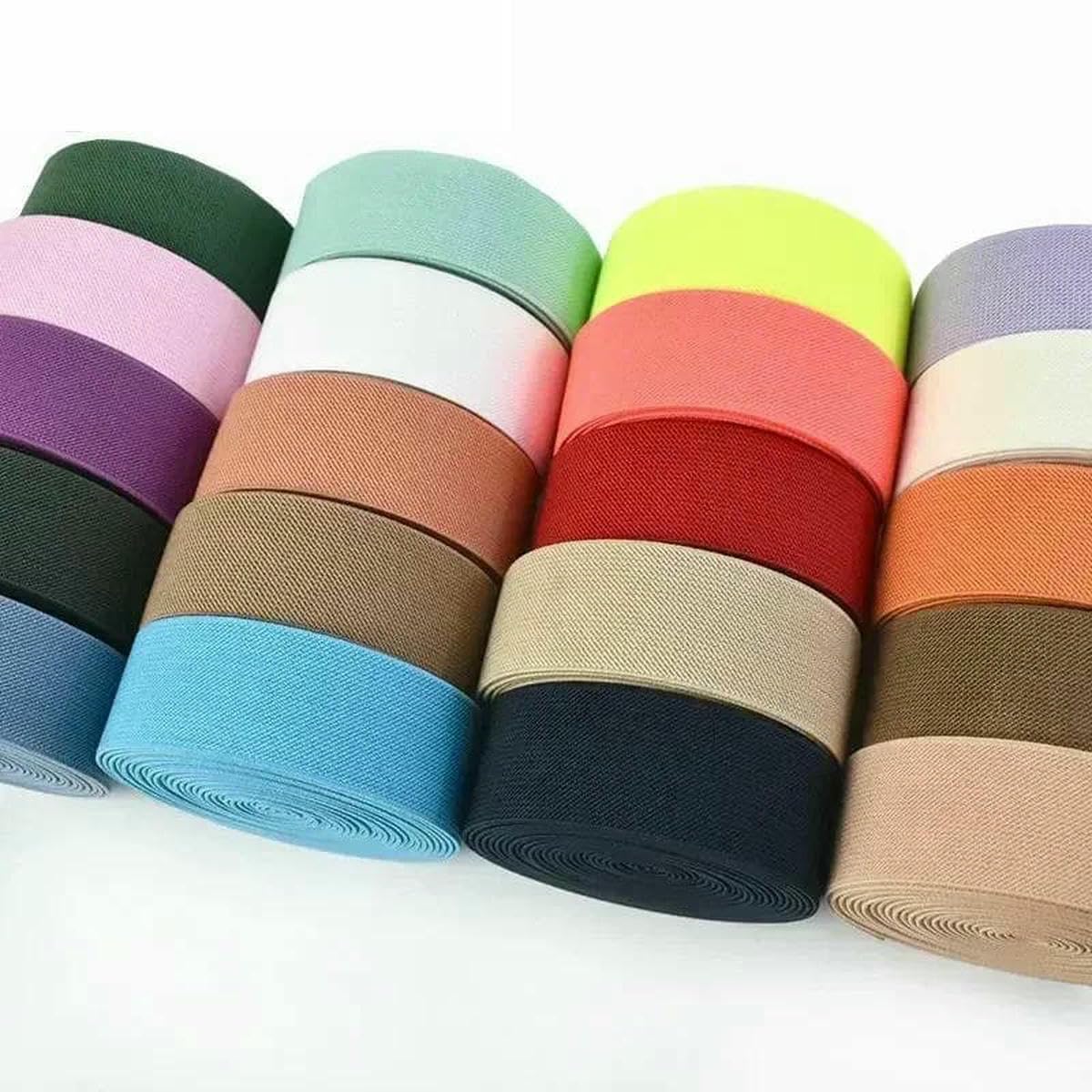 Banda elástica de 38 mm para pantalones, cintura, ropa interior, accesorios de costura, color b, 38 mm, 10 metros, 2/5/10 m
