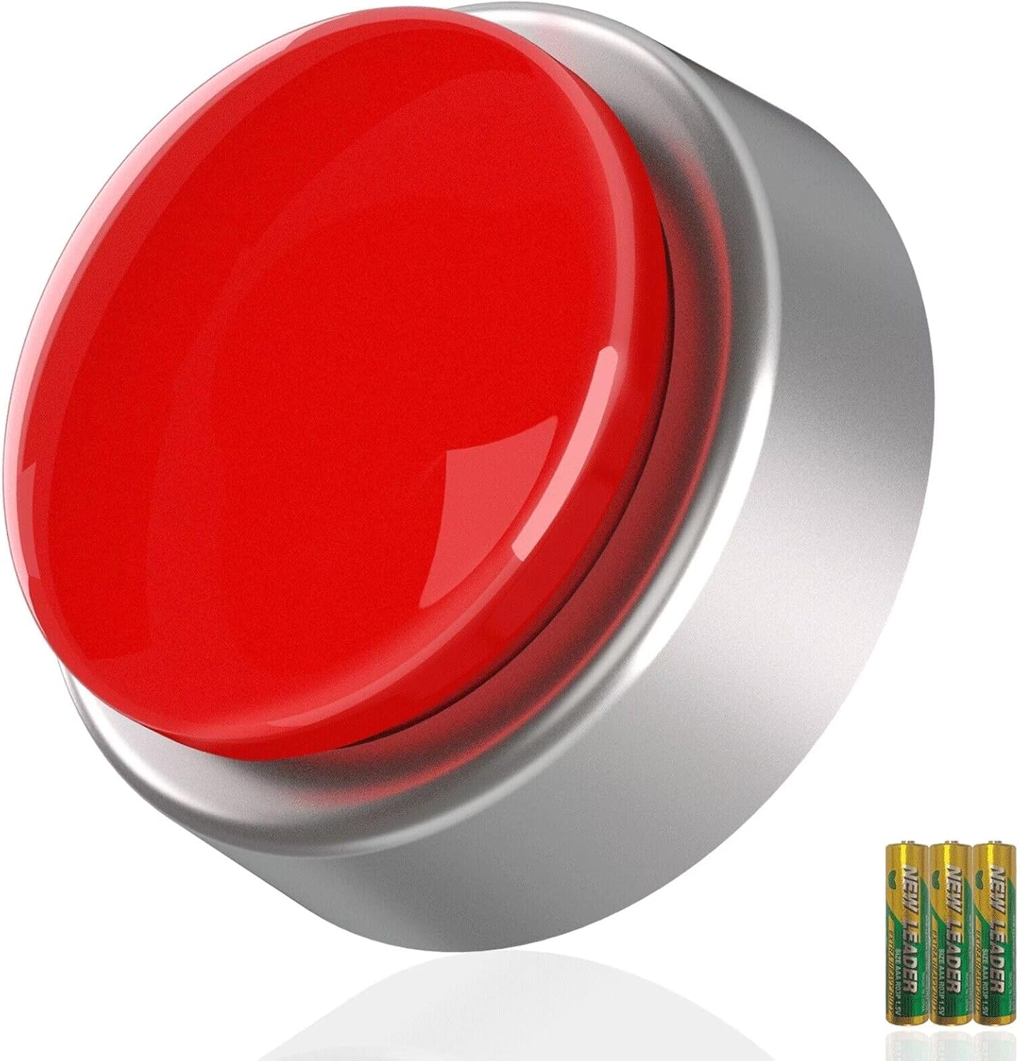 MOYEIKH Large Talking Button Clock,Talking Alarm Clock for