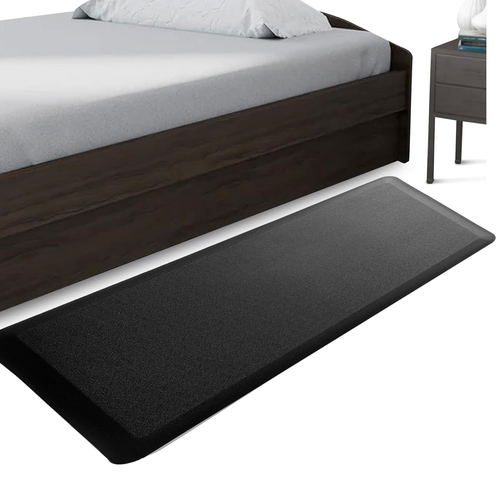 Sturzschutzmatte für Senioren und Menschen mit Behinderung – rutschfeste Matte zur Vorbeugung von Stürzen und Ermüdung – Hochelastischer Schaumstoff reduziert das (Light Gray,44CM*71CM)