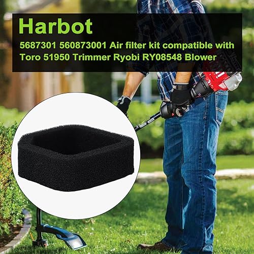 560873001 Filtro de aire para TORO 51978 51974 51944 51954 51976 51958 51975 51948 51945 51946 51952 51972 51955 51955 5195 957 5 1947 51956 Ryobi