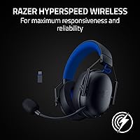 Vista 5 de Razer BlackShark V3 X HyperSpeed Wireless Gaming Headset for PS5: 50mm Drivers - Cardioid Mic - 2.4 GHz, Bluetooth - Works with PC, Mac, Nintendo