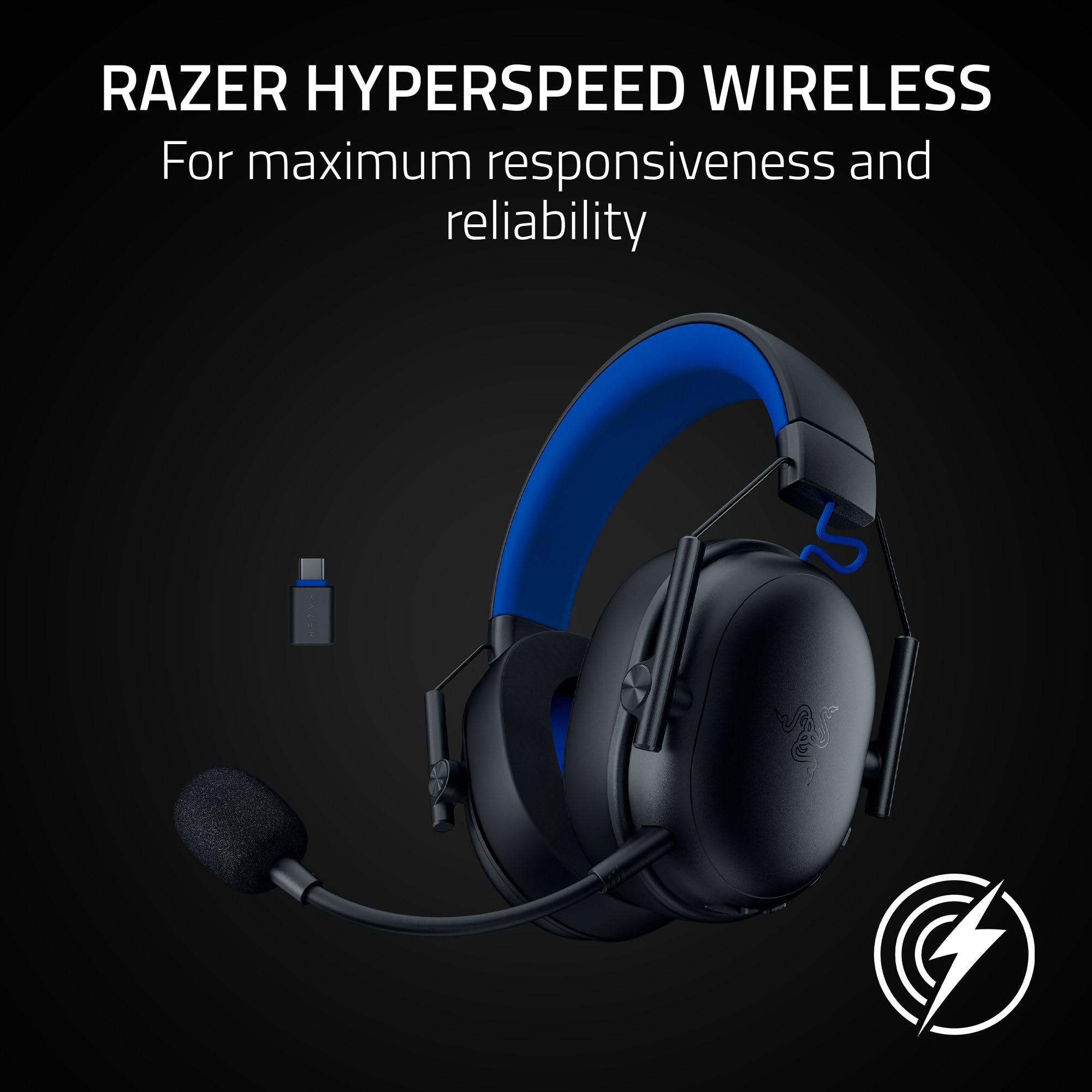 Razer BlackShark V3 X HyperSpeed Wireless Gaming Headset for PS5