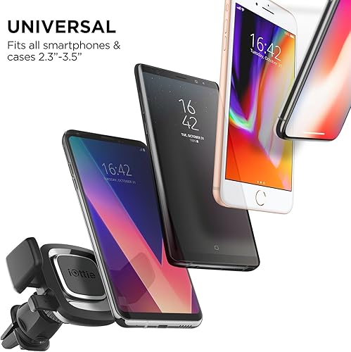 Vista 59 de iOttie Easy One Touch 5 soporte de teléfono universal para tablero y parabrisas de auto, soporte de escritorio para iPhone, Samsung, Moto, Huawei