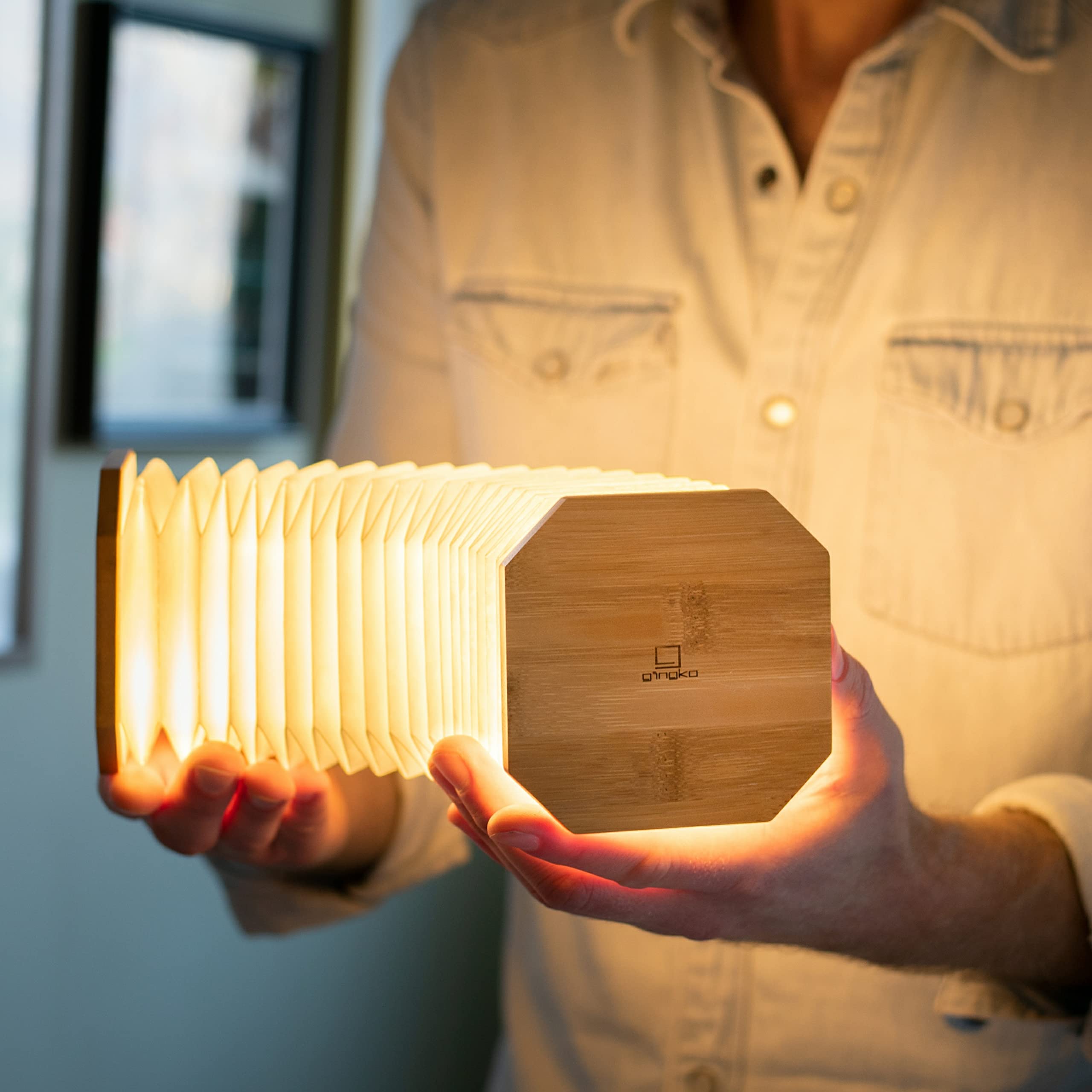 SMART ACCORDION LAMP BAMBOO