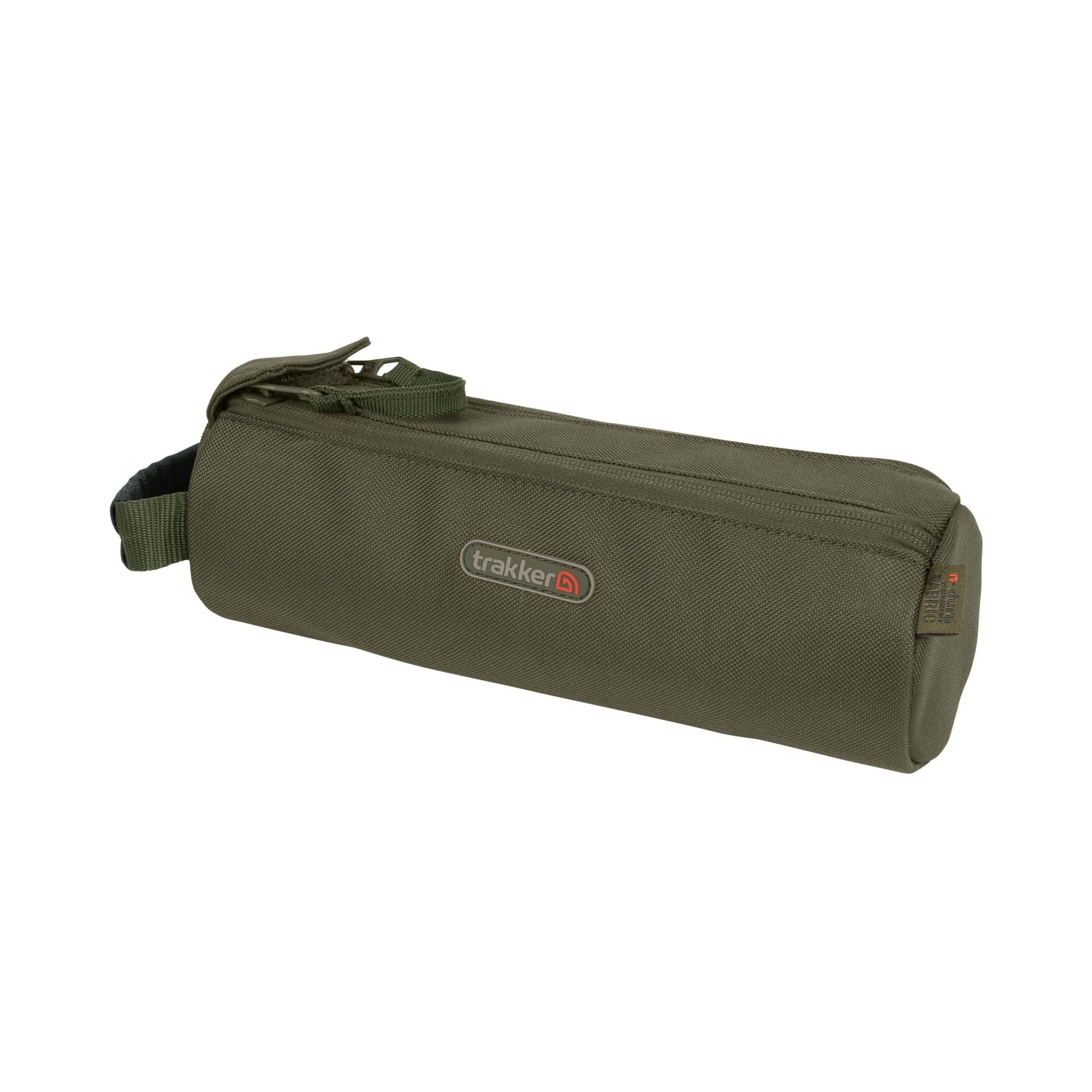 Trakker NXG Spare Spool Case | For Carp Fishing Big Pit Spools | Stores 4 Spools Safely | Wipe Clean Interior | Foam Dividers | Zipped Opening and Velcro fastener | Hardwearing Fabric | Code 204350