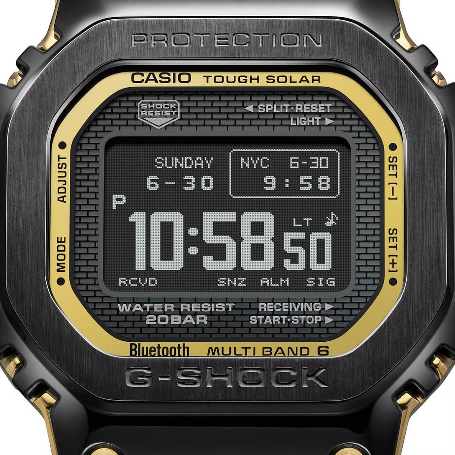 Casio Orologio G-Shock GMW-BZ5000BD-1ER Sportivo Acciaio Brunito Nero