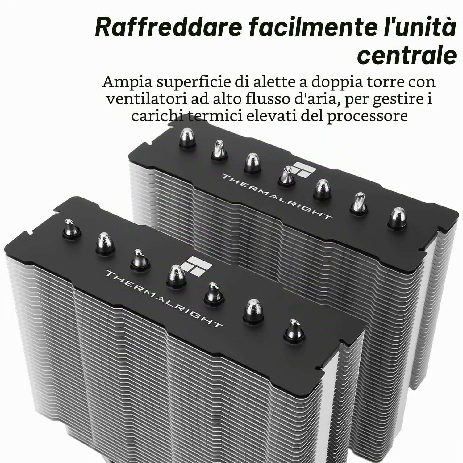 Thermalright Phantom Spirit 120SE ARGB - Raffreddatore CPU, 7 dissipatori calore, doppia ventola TL-C12B-S V2 PWM 120 mm, tecnologia AGHP 4.0, compatibile con AMD AM4/AM5/Intel lga1851/1700/115x/1200
