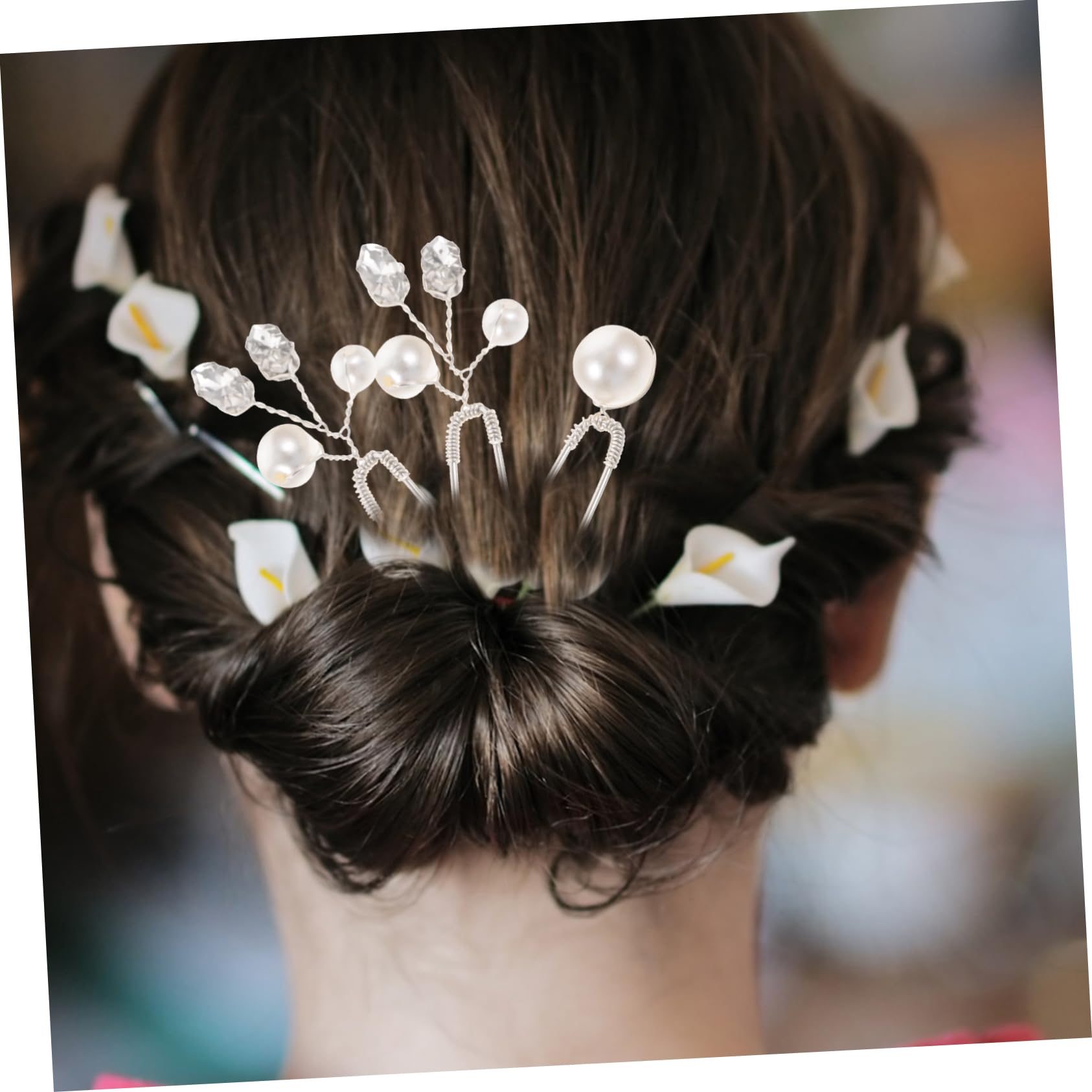 VICASKY 30 Pezzi Fermagli per Sposa con e Accessori Eleganti per Donne Forcine U Shape in Decorazioni per Matrimoni e Speciali