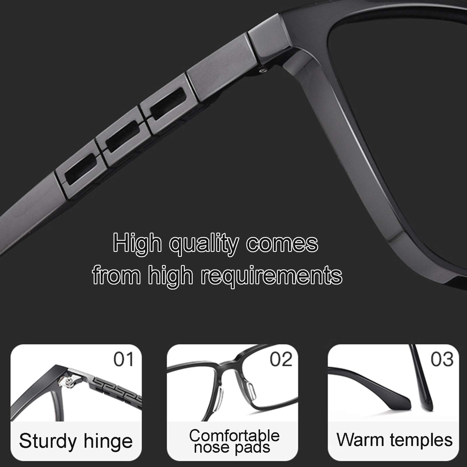 Antyrefleksyjne okulary do czytania z czystego tytanu dla mężczyzn, antyrefleksyjne Hd męskie okulary ochronne niebieskie światło blokujące komputerowe Vintage unisex mężczyźni kobiety do ochrony przed promieniowaniem UV UV Eye Fatigue