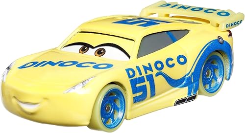 Disney Pixar Cars Glow Racers - Dinoco Cruz Ramírez - Coches Metal