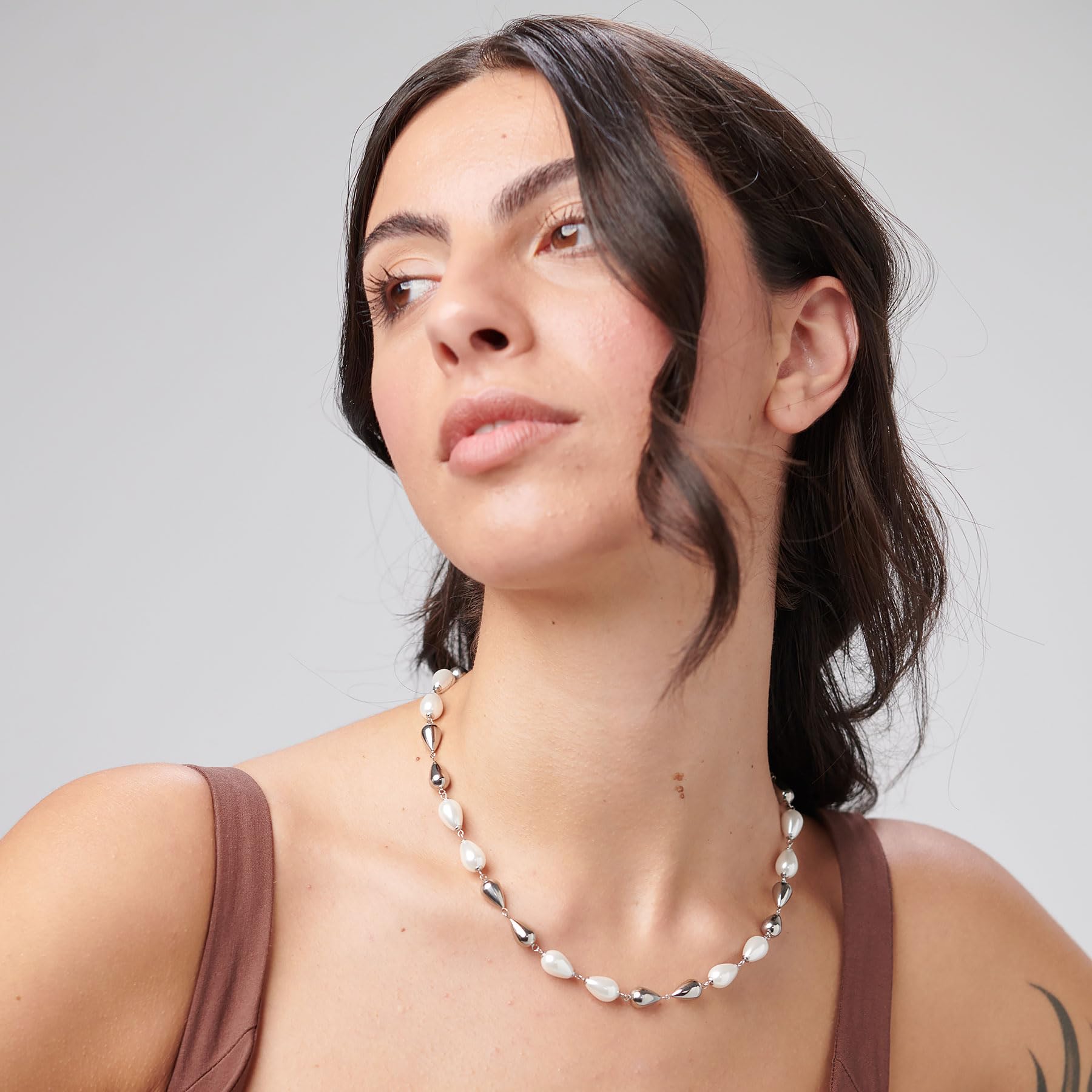 Brosway Collana Donna in Acciaio | Collana Con Perle | Collezione Perfect - BPC70