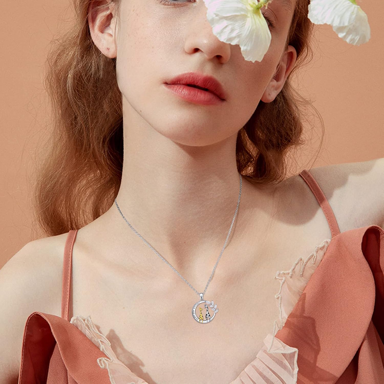 TUGHRA Wolf Necklace, S925 Sterling Silver Wolf Head Pendant for Men Women Moon Mountain Charm Jewelry Gifts for Hikers, Climbers and Nature Lover - Image 5