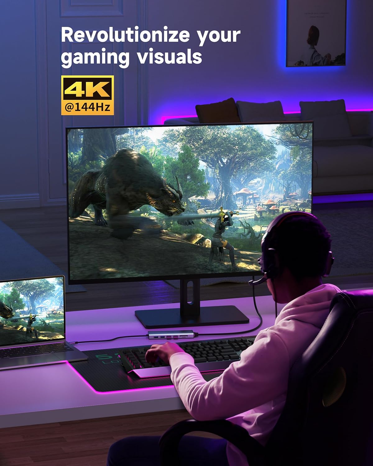 Amazon.com: Triple Monitor Docking Station, 14-in-1 USB C Hub with