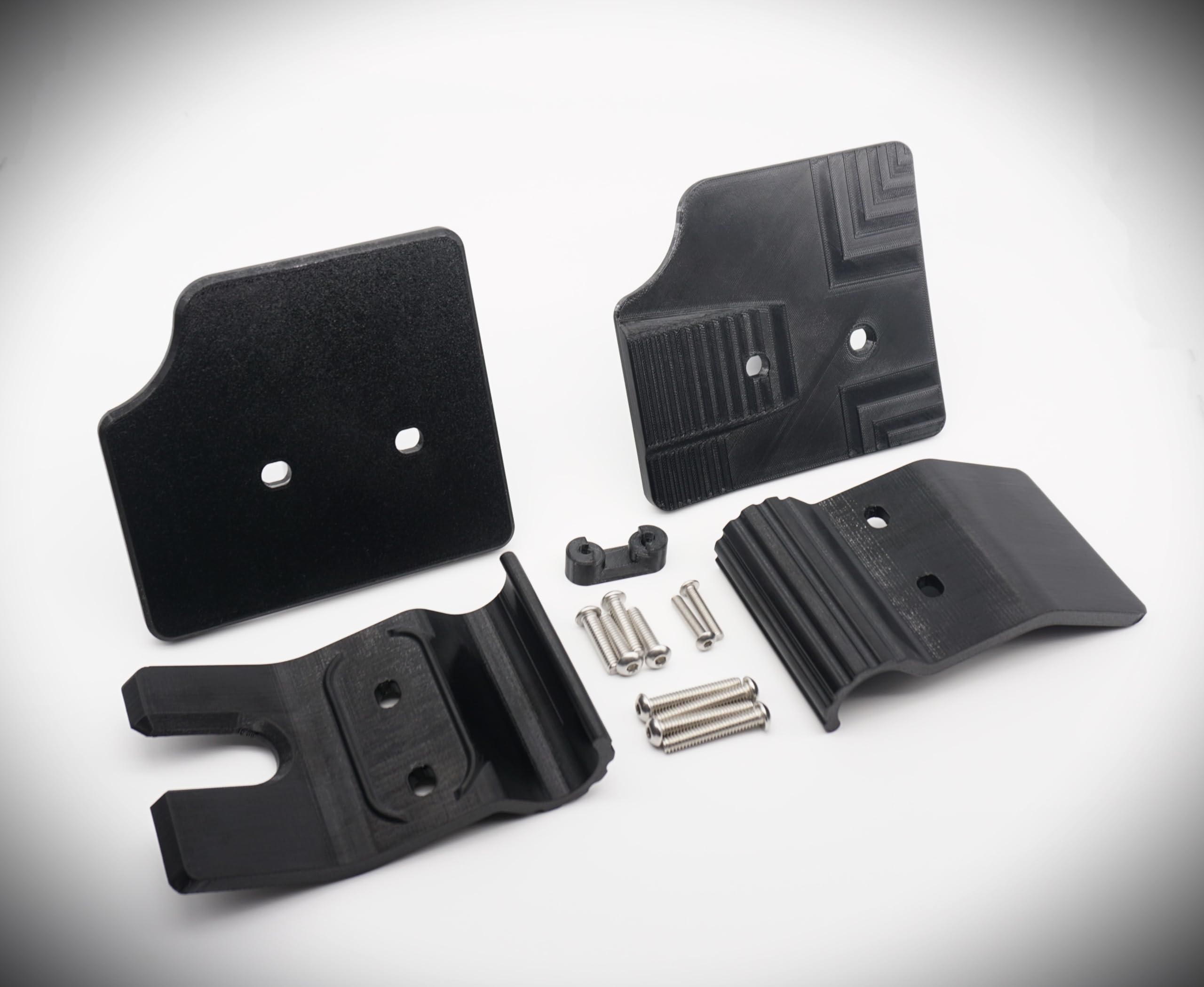 RMD3D Hobie Pro Angler 14 Vantage ST Seat FRONT Plates 2013/2023 Forward Only, MR180 and MR360, Black