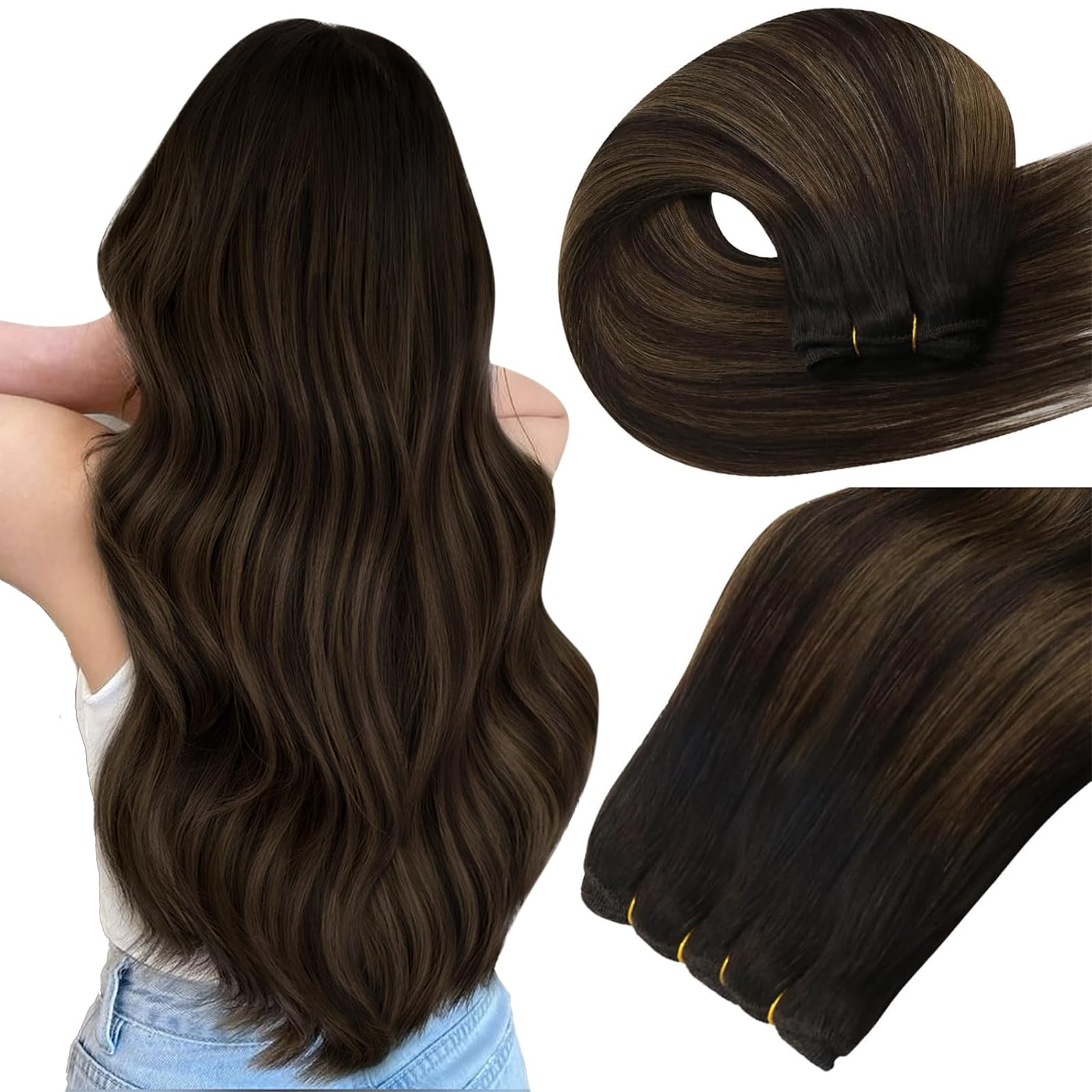 Easyouth Extension Echthaar Weiche Textur Extensions Remy Haar
