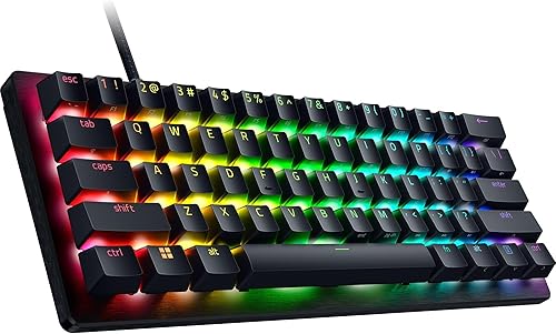 Miniatura 11 de Razer Huntsman V3 Pro Mini Teclado 60% Esports para gaming interruptores ópticos analógicos con disparador rápido y accionamiento ajustable -