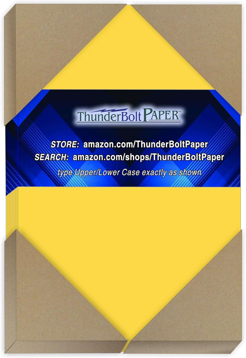 150 Golden Yellow 65lb Cover|Card Paper - 4" X 6" (4X6 Inches) Photo|Card|Frame Size - 65 lb/pound Light Weight Cardstock - Quality Printable Smooth Surface for Bright Colorful Results