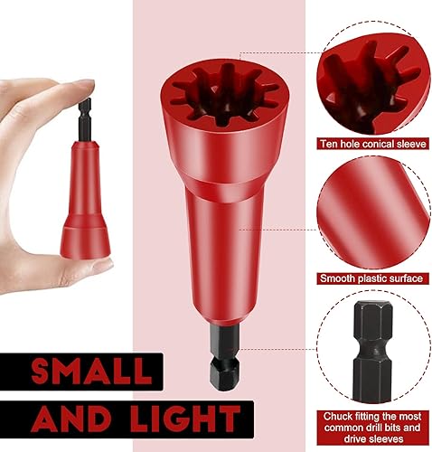 Miniatura 3 de Herramienta de torsión de alambre, tornado de alambre, electricista, conductor de alambre para doblar tuercas, herramientas con mandril de 14 para