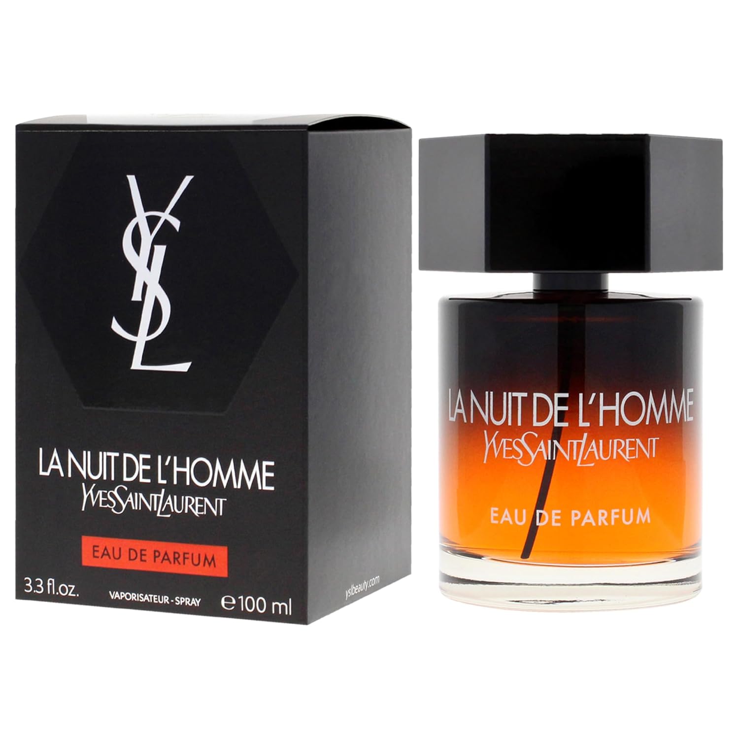 Yves Saint Laurent La Nuit De Lhomme Eau De Parfum Spray For Men (New 2019 Launch), 3.3 Ounce