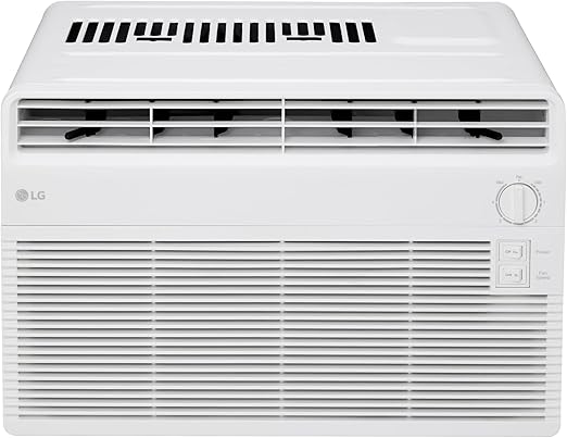 LG LW5024X Window Air Conditioner, for Small Room (150 Sq.Ft), Quiet Operation, 115V, 5,000 BTU, White