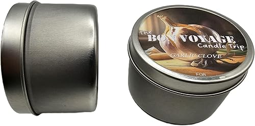 Miniatura 3 de Bon Voyage Velas perfumadas de clavo de ajo, vela en tarro de 4 onzas, velas de aromaterapia de cera de parafina para el hogar y regalos para