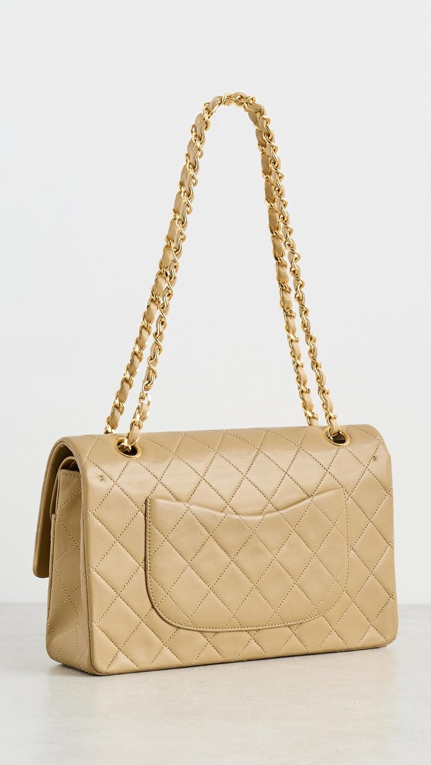 CHANEL Shopbop Archive Women's Pre-Loved Medium Classic Double Flap Lambskin Shoulder Bag