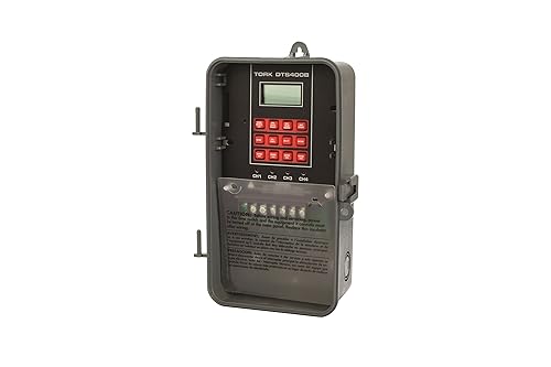 Miniatura 2 de NSI Interruptor de tiempo de avance de 3657 días de control multiusos, 120208-240277 VAC, 4 canales, contacto seco SPDT de la serie DTS400B